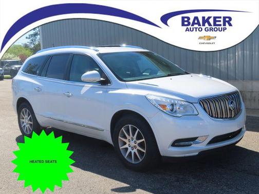 White Frost Tricoat 2017 Buick Enclave Leather