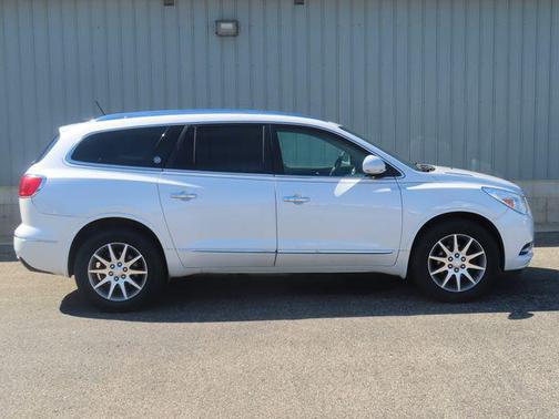 White Frost Tricoat 2017 Buick Enclave Leather