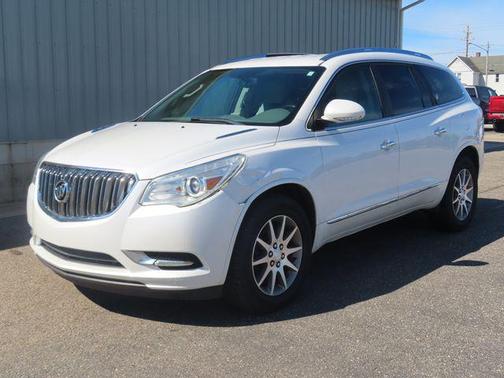 White Frost Tricoat 2017 Buick Enclave Leather