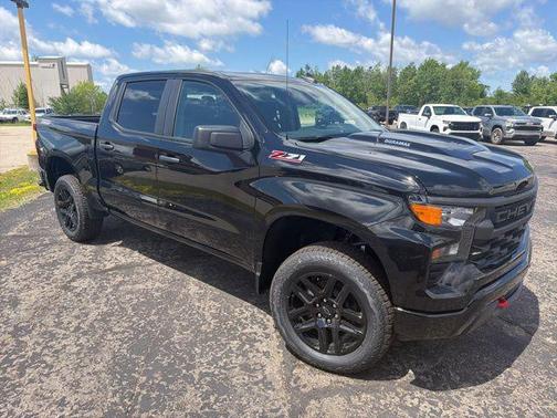 Black 2026 Chevrolet Silverado 1500 Custom Trail Boss
