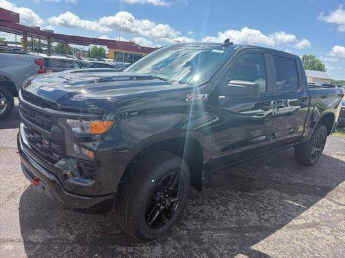 Black 2026 Chevrolet Silverado 1500 Custom Trail Boss