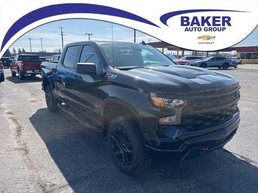 Black 2026 Chevrolet Silverado 1500 Custom Trail Boss