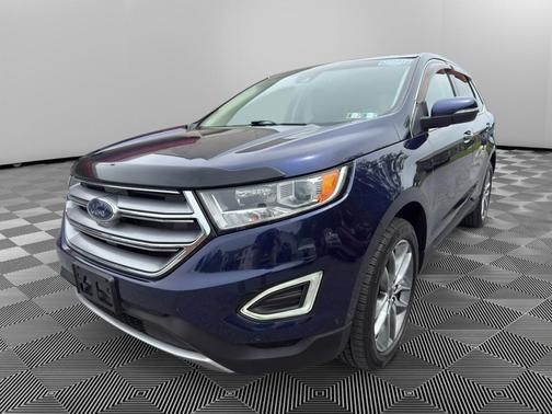 Kona Blue Metallic 2016 Ford Edge Titanium
