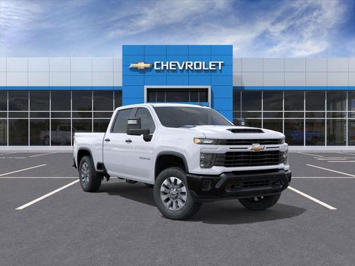 White 2026 Chevrolet Silverado 2500 Custom