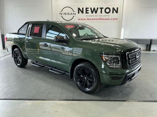 Tactical Green Metallic 2024 Nissan Titan SV