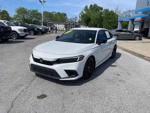 Platinum White Pearl 2023 Honda Civic Sport
