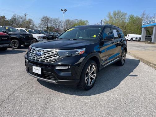 Agate Black Metallic 2020 Ford Explorer Platinum
