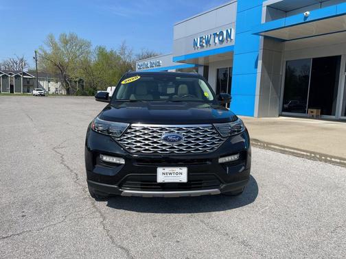 Agate Black Metallic 2020 Ford Explorer Platinum