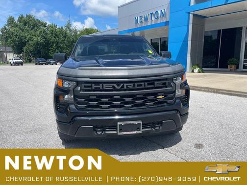 Black 2023 Chevrolet Silverado 1500 Custom