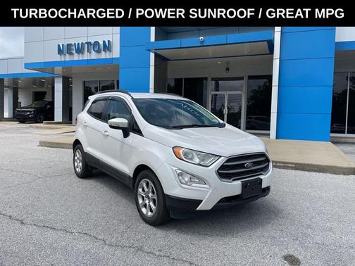WHITE PLATINUM MET TRI-COAT 2018 Ford EcoSport SE