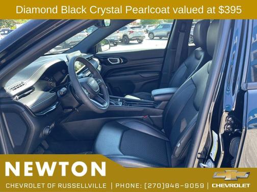 Diamond Black Crystal Pearlcoat 2022 Jeep Compass Latitude