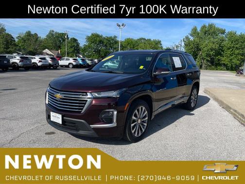 Black Cherry Metallic 2023 Chevrolet Traverse Premier