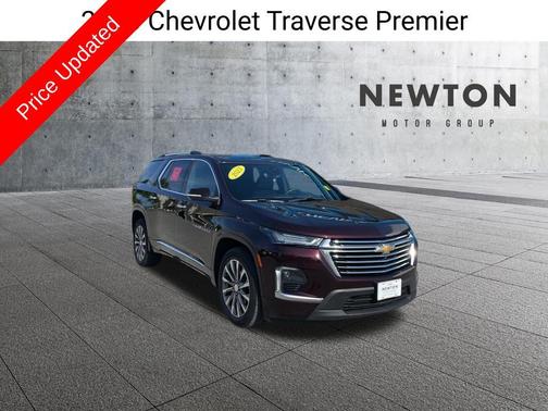 Black Cherry Metallic 2023 Chevrolet Traverse Premier