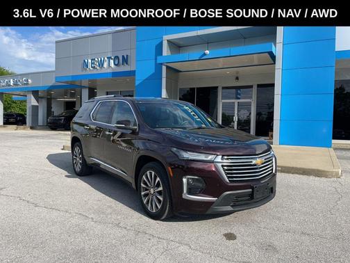 Black Cherry Metallic 2023 Chevrolet Traverse Premier