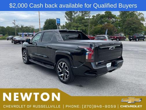 Black 2024 Chevrolet Silverado EV First-Edition RST 4WD