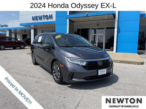 Modern Steel Metallic 2024 Honda Odyssey EX-L