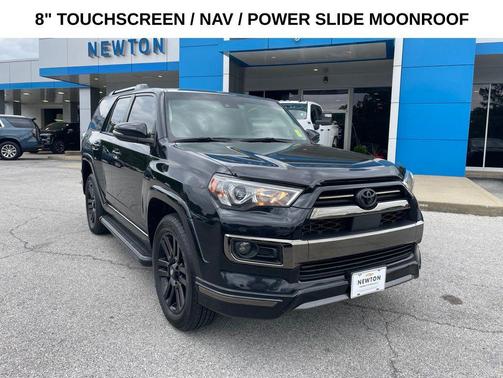 Midnight Black Metallic 2021 Toyota 4Runner Nightshade Special Edition
