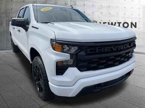 Summit White 2026 Chevrolet Silverado 1500 Custom