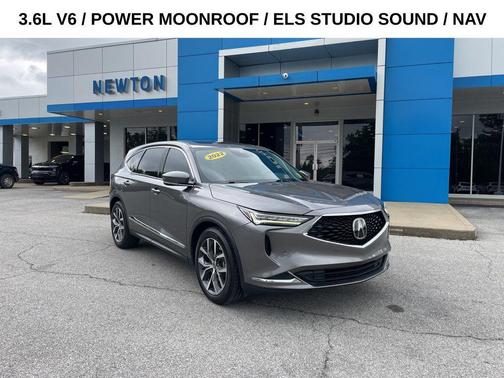 Liquid Carbon Metallic 2022 Acura MDX Technology Package