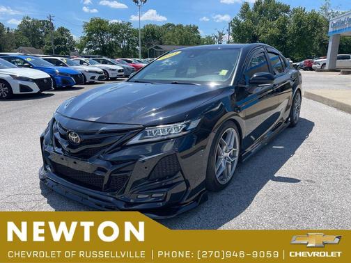 Midnight Black Metallic 2021 Toyota Camry TRD