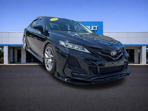 Midnight Black Metallic 2021 Toyota Camry TRD