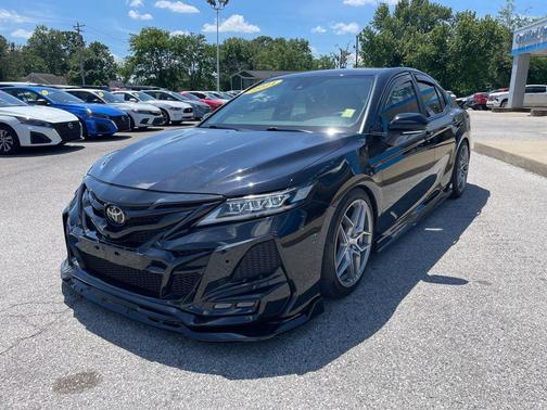 Midnight Black Metallic 2021 Toyota Camry TRD