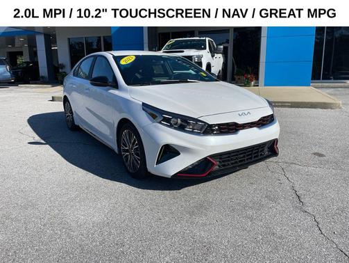 Snow White Pearl 2023 Kia Forte GT-Line