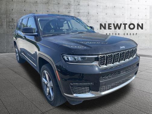 Diamond Black Crystal Pearlcoat 2022 Jeep Grand Cherokee L Limited