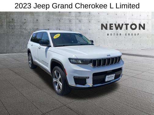 Bright White Clearcoat 2023 Jeep Grand Cherokee L Limited