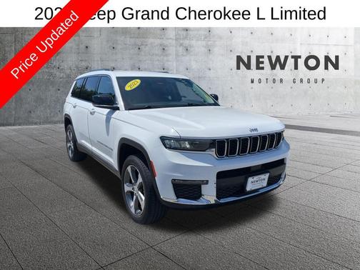 Bright White Clearcoat 2023 Jeep Grand Cherokee L Limited