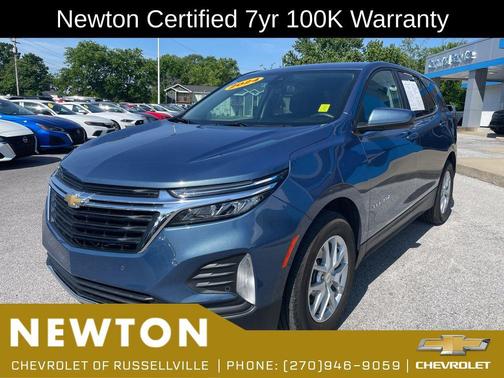 Lakeshore Blue Metallic 2024 Chevrolet Equinox 1LT