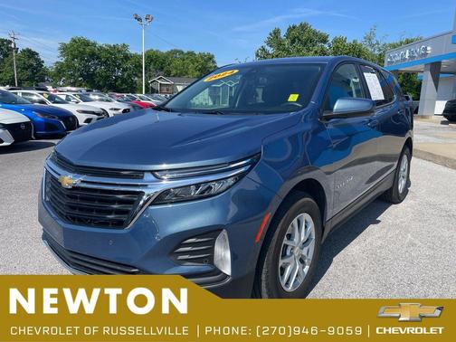 Lakeshore Blue Metallic 2024 Chevrolet Equinox 1LT