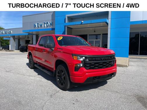 Red Hot 2024 Chevrolet Silverado 1500 Custom