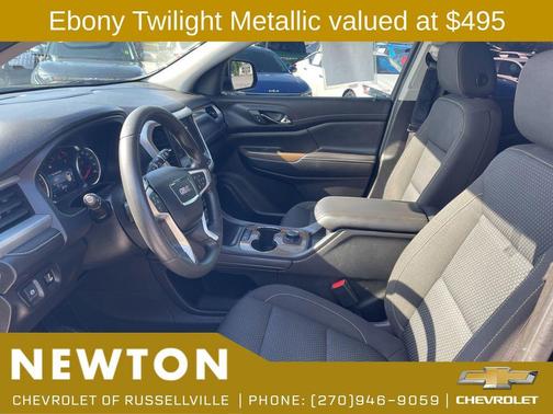 Ebony Twilight Metallic 2023 GMC Acadia FWD SLE