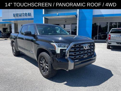 Midnight Black Metallic 2022 Toyota Tundra Platinum