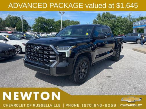 Midnight Black Metallic 2022 Toyota Tundra Platinum