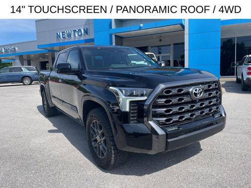 Midnight Black Metallic 2022 Toyota Tundra Platinum