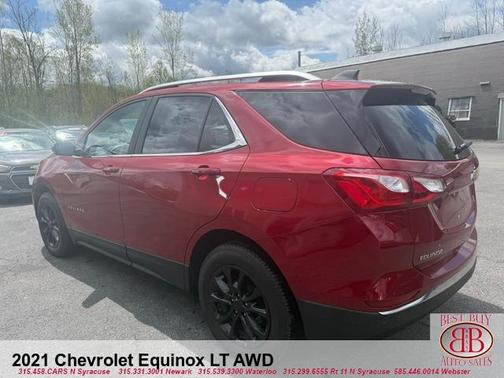 Red 2021 Chevrolet Equinox 1LT
