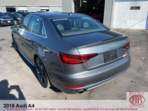 Monsoon Gray Metallic 2018 Audi A4 2.0T Premium Plus