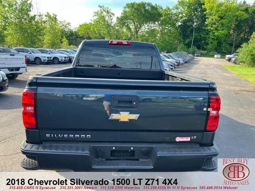 Gray 2018 Chevrolet Silverado 1500 LT