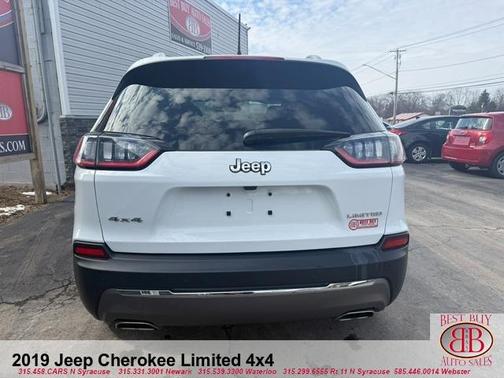 White 2019 Jeep Cherokee Limited