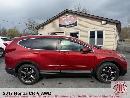 Orange 2017 Honda CR-V Touring