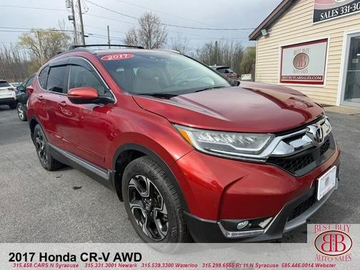 Orange 2017 Honda CR-V Touring