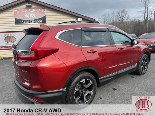 Orange 2017 Honda CR-V Touring