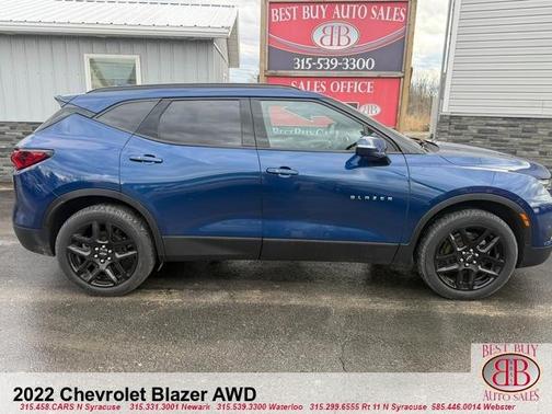 Blue 2022 Chevrolet Blazer 2LT