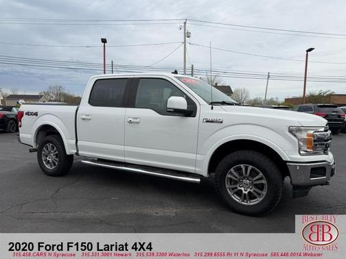 White 2020 Ford F-150 Lariat