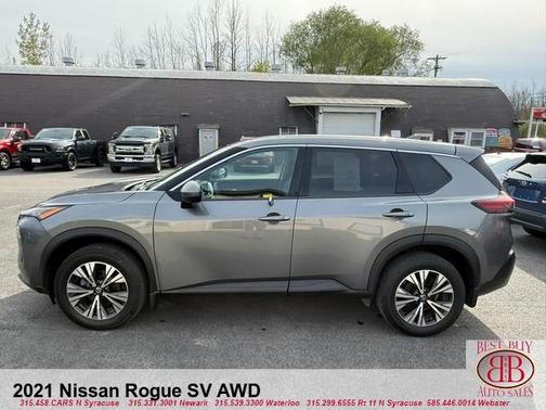 Gun Metallic 2021 Nissan Rogue SV