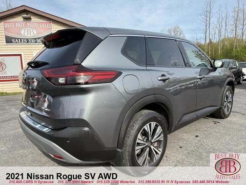 Gun Metallic 2021 Nissan Rogue SV