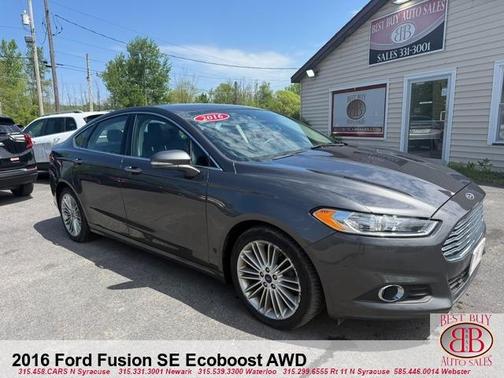 Gray 2016 Ford Fusion SE