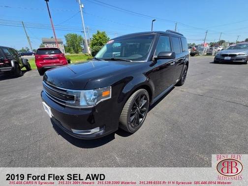 Black 2019 Ford Flex SEL